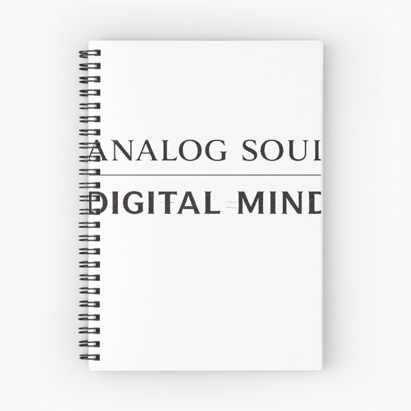 Item preview, ANALOG SOUL / DIGITAL MIND – Glitch Techno Statement Tee designed and sold by Beats & Barks.