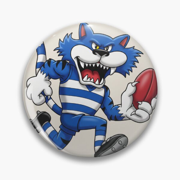 Item preview, AFL 1990's Vintage Mascot Geelong Cats designed and sold by Luke Foran Sports Art.