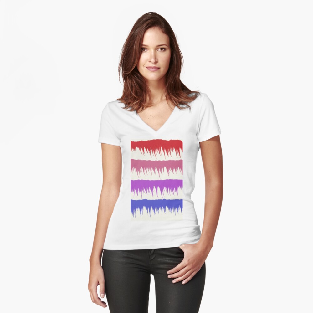 Item preview, Fitted V-Neck T-Shirt designed and sold by AlAmbrose.