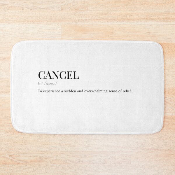 Item preview, Cancel Definition Relief Introvert Dictionary designed and sold by AVO-SOURCE.