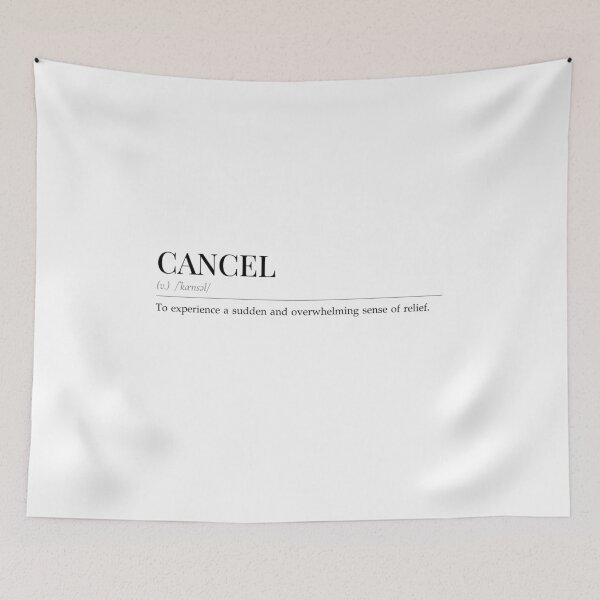 Item preview, Cancel Definition Relief Introvert Dictionary designed and sold by AVO-SOURCE.