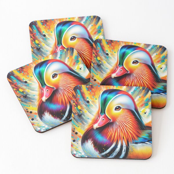 Item preview, Mandarin Duck Acrylic Art  designed and sold by TheAnimalZ00.