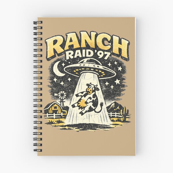 Item preview, Ranch Raid ’97 UFO Cow Abduction Vintage 90s Retro T-Shirt designed and sold by JonelCrafts.