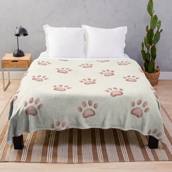 Item preview, Cute Cat Paw Pattern – Minimal Black Kitty Paws Aesthetic Design designed and sold by MarJul.