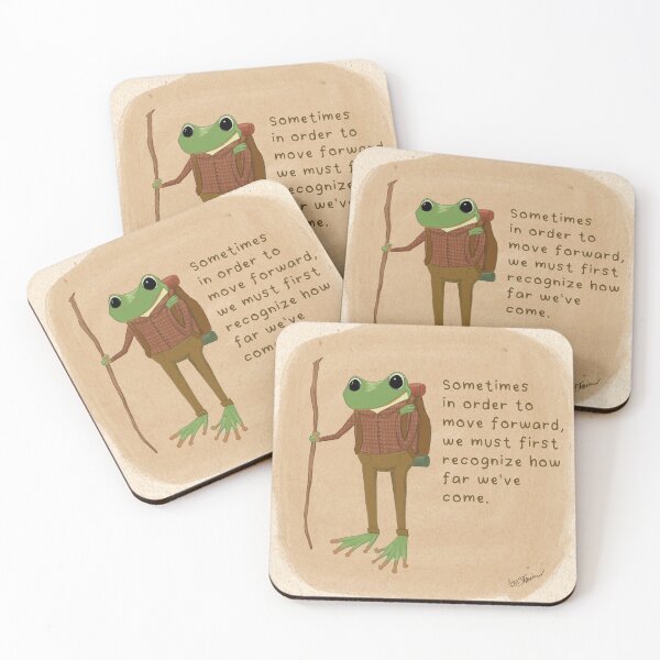 Item preview, Wise Hiking Frog designed and sold by Haileylioness.