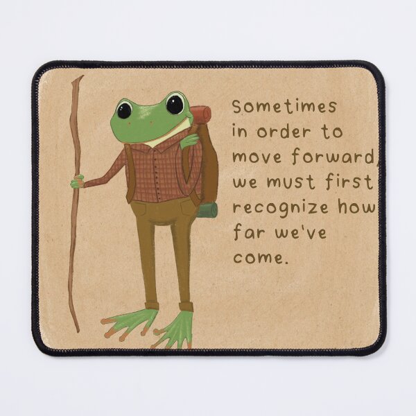 Item preview, Wise Hiking Frog designed and sold by Haileylioness.