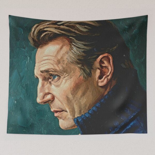 Item preview, Quiet Intensity: Liam Neeson Profile designed and sold by Art's Diner.