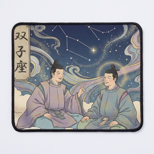 Item preview, Gemini 双子座 Ukiyo-e Cosmic Guardians designed and sold by Cosmic-Vault.
