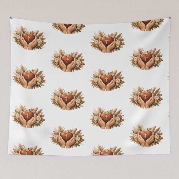 Item preview, Heart, grace, devotion to Jesus designed and sold by Creavatim .