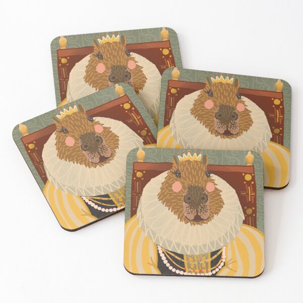 Item preview, Queen Capybara Silly Illustration designed and sold by Haileylioness.