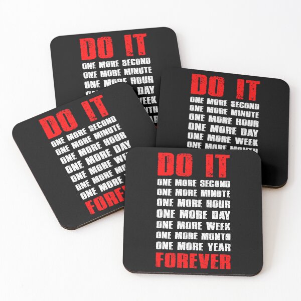 Item preview, Do It One More Time Forever Never Quit Motivational Quote - Motivational Quotes For Athletes designed and sold by XIOMOS.