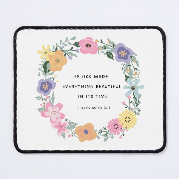 Item preview, Flowers Bible Verse Encouragement Beautiful Words designed and sold by aoi.bird33.