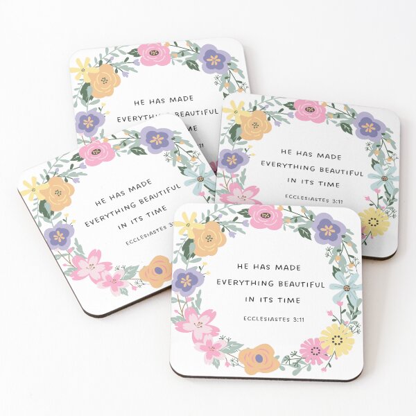Item preview, Flowers Bible Verse Encouragement Beautiful Words designed and sold by aoi.bird33.