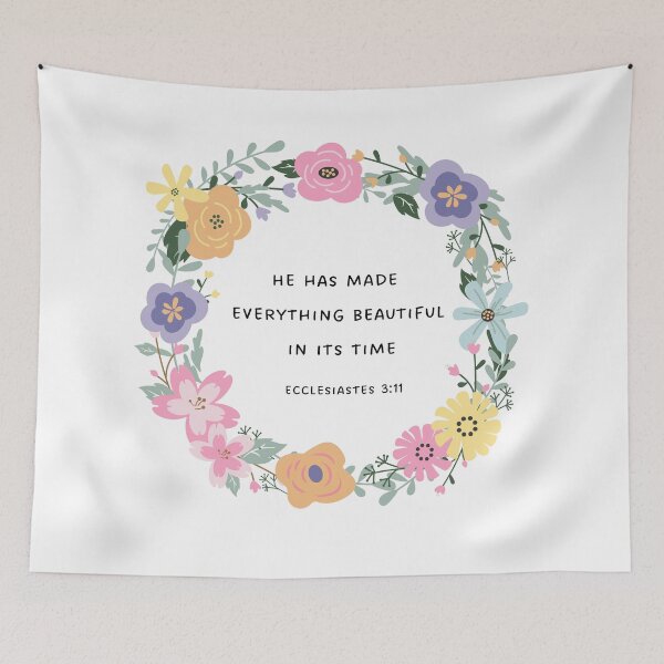 Item preview, Flowers Bible Verse Encouragement Beautiful Words designed and sold by aoi.bird33.