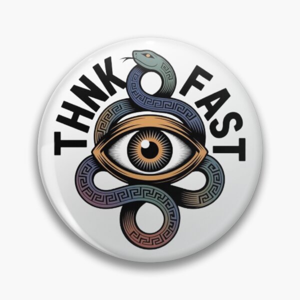 Item preview, Think Fast Mystic Eye and Serpent Design designed and sold by NewUSShop.