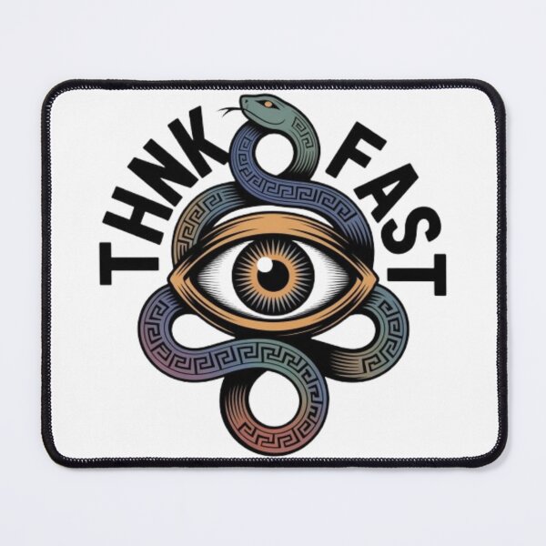 Item preview, Think Fast Mystic Eye and Serpent Design designed and sold by NewUSShop.