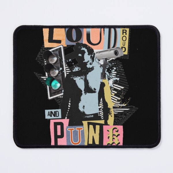 Item preview, Loud Proud and Punk Collage Art - Edgy Punk Rock Streetwear designed and sold by GenZFashion000.