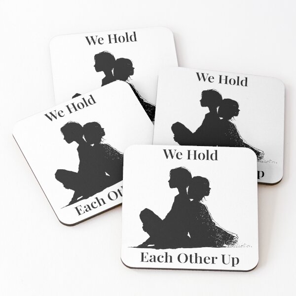 Item preview, We Hold Each Other Up – Mutual Support Silhouette designed and sold by WayOutWorks.