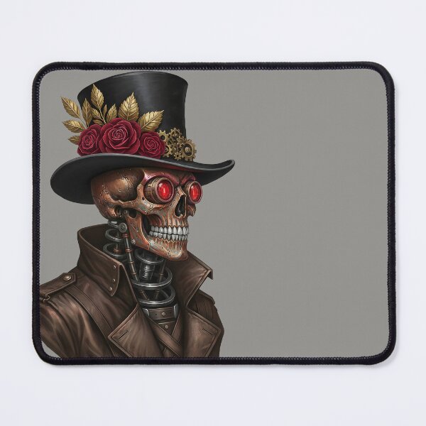 Item preview, Dark Gothic Steampunk Mechanical Portrait designed and sold by The Visual Syllabus.