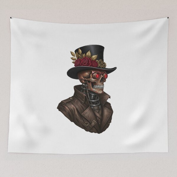 Item preview, Dark Gothic Steampunk Mechanical Portrait designed and sold by The Visual Syllabus.