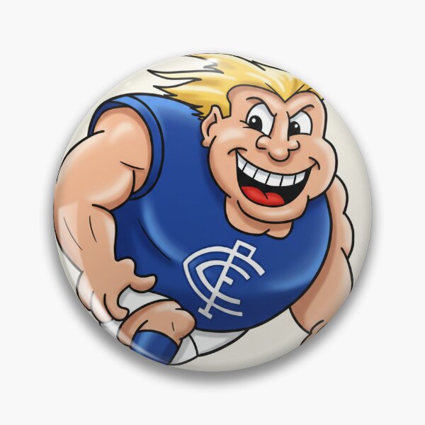 Item preview, AFL 1990's Vintage Mascot Carlton Blues designed and sold by Luke Foran Sports Art.