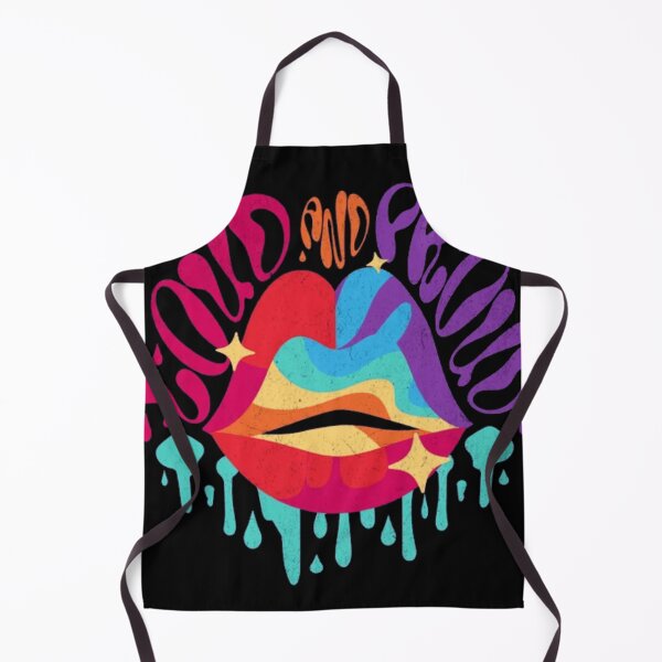 Item preview, Loud and Proud Psychedelic Lips - Retro Groovy Pride Art designed and sold by GenZFashion000.