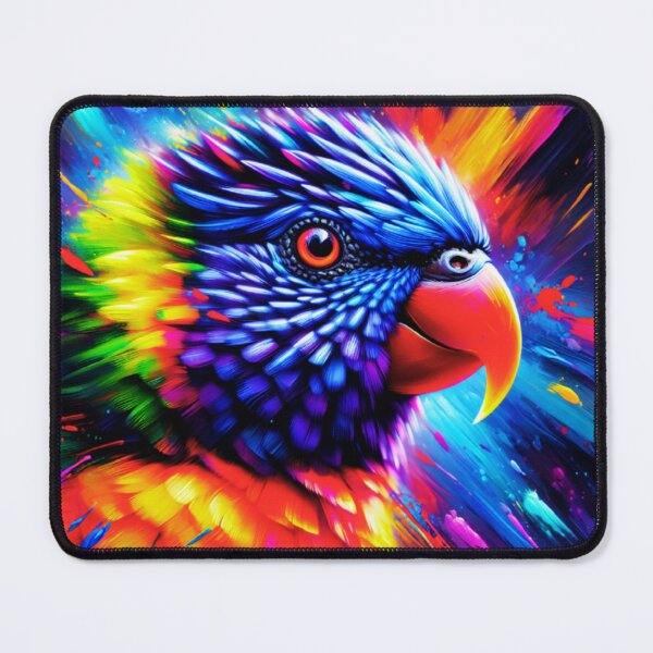 Item preview, Rainbow Lorikeet Acrylic Art  designed and sold by TheAnimalZ00.