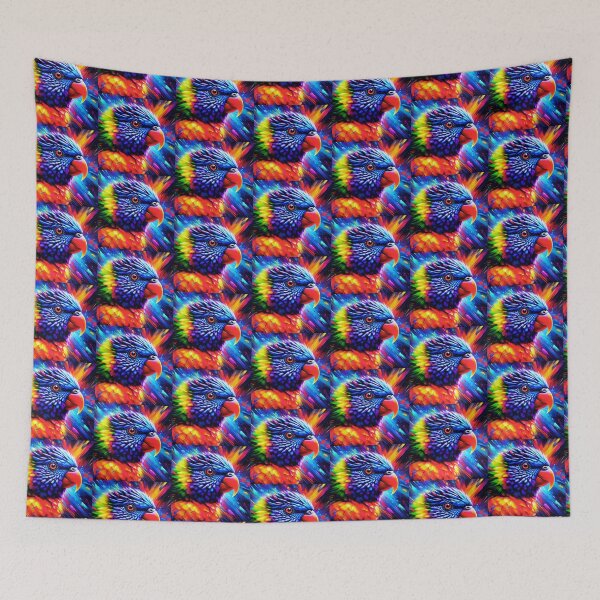 Item preview, Rainbow Lorikeet Acrylic Art  designed and sold by TheAnimalZ00.