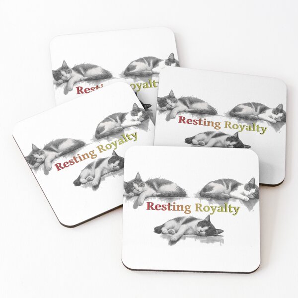 Item preview, Resting Royalty: Elegant Cats in Repose designed and sold by Mindful56.