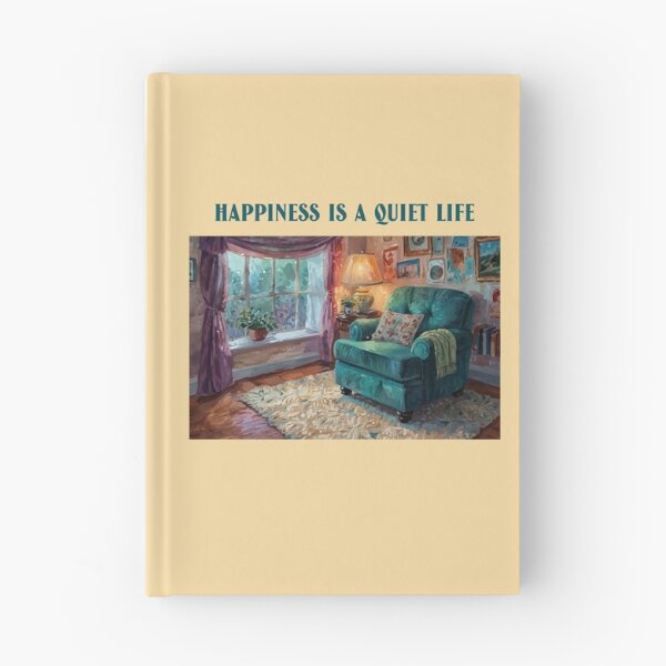 Item preview, Happiness is a Quiet Life Living Simple designed and sold by Sachie's Studio.