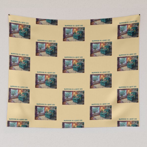 Item preview, Happiness is a Quiet Life Living Simple designed and sold by Sachie's Studio.