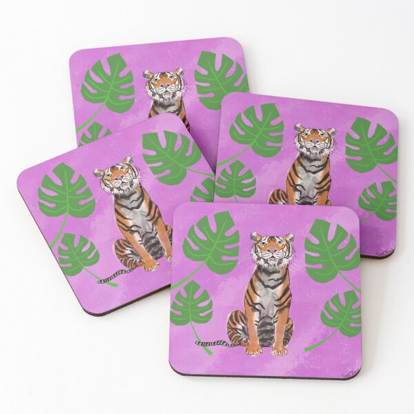 Item preview, Pink Tiger Illustration designed and sold by Haileylioness.