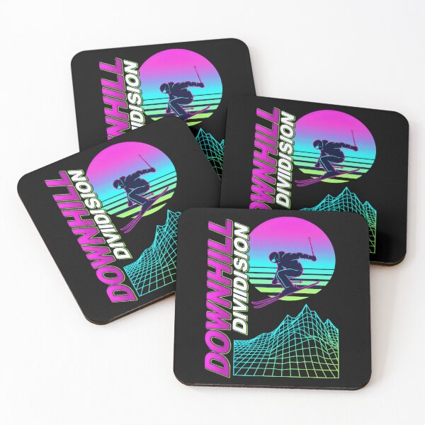 Item preview, Downhill Division Retro 80s Vaporwave - Milano Cortina 2026 Gift designed and sold by Luminari Creations.