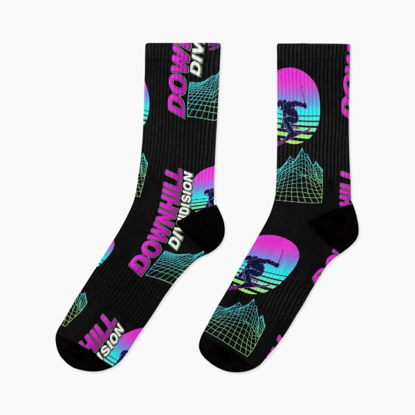 Item preview, Downhill Division Retro 80s Vaporwave - Milano Cortina 2026 Gift designed and sold by Luminari Creations.
