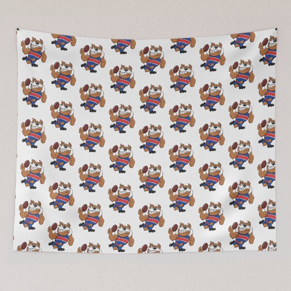 Item preview, AFL Vintage Footscray and Western Bulldogs Mascot designed and sold by Luke Foran Sports Art.