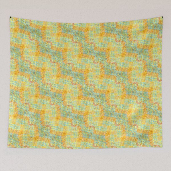 Item preview, Fibre Field_1 Red Yellow Blue designed and sold by 40degreesSouth.