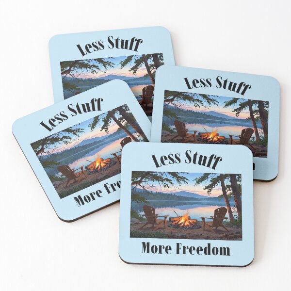 Item preview, Less Stuff More Freedom Living Simple designed and sold by Sachie's Studio.