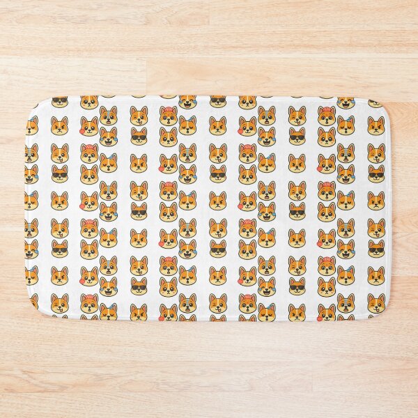 Item preview, Cute Kawaii Corgi Emoji Set 1, Kawaii Corgi designed and sold by graphic-genie.