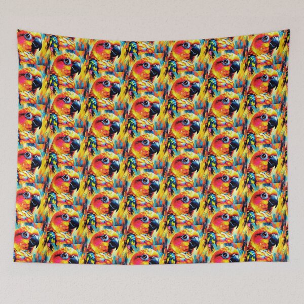Item preview, Sun Conure Acrylic Art  designed and sold by TheAnimalZ00.