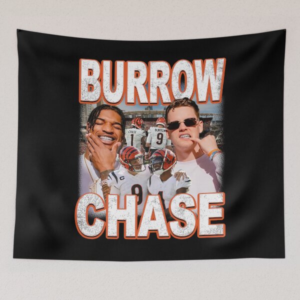 Item preview, Ja'marr Chase Joe Burrow Grills Football designed and sold by LouiseWard23.