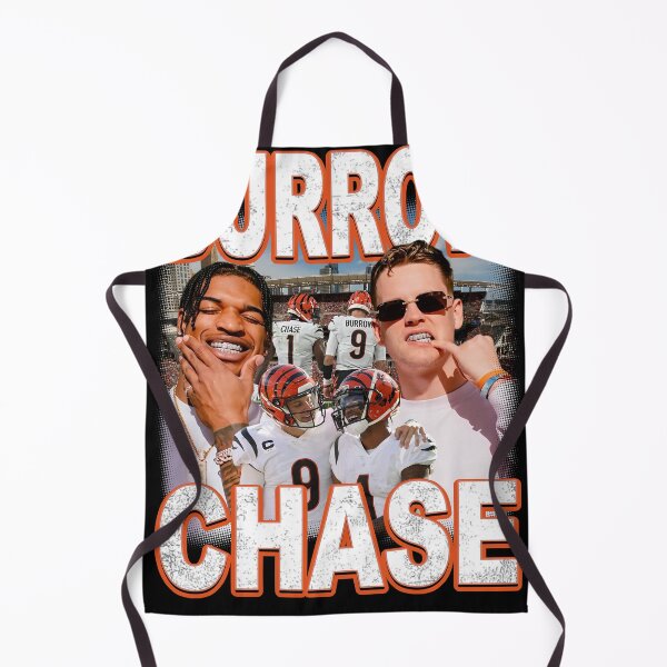 Item preview, Ja'marr Chase Joe Burrow Grills Football designed and sold by LouiseWard23.
