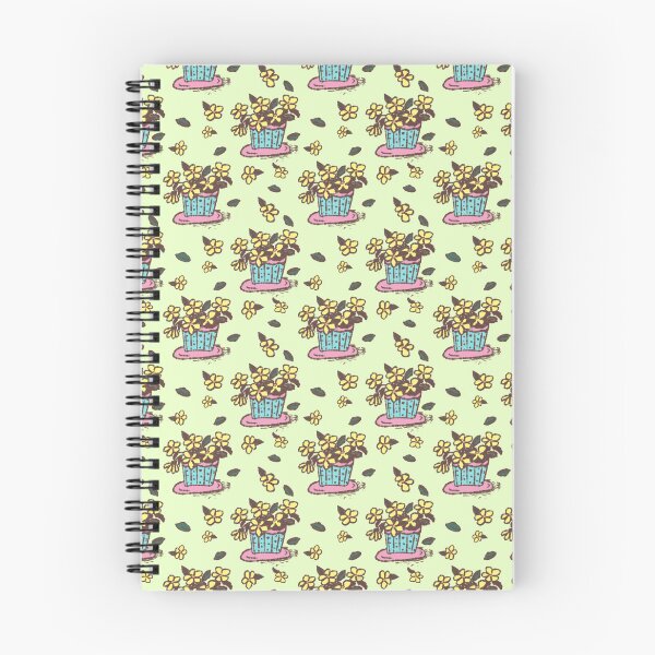 Item preview, Pastel Flower Pot Pattern designed and sold by thanratdesign.