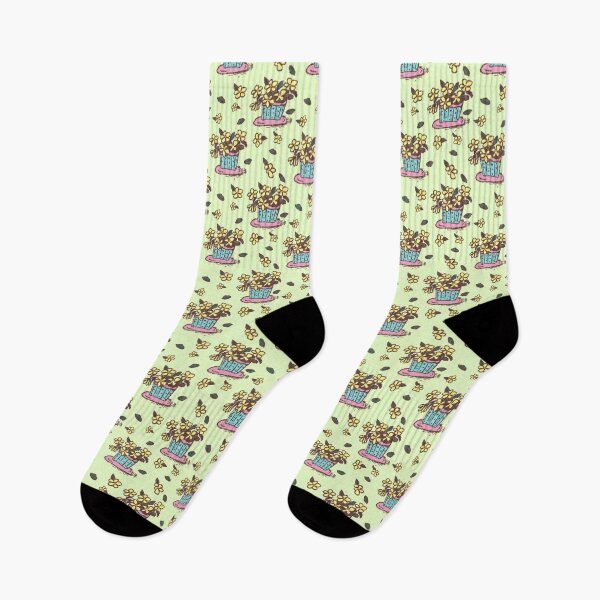 Item preview, Pastel Flower Pot Pattern designed and sold by thanratdesign.