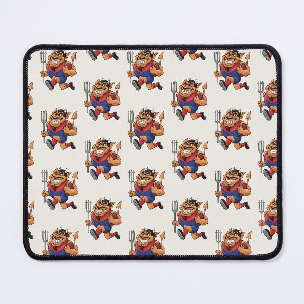 Item preview, AFL Vintage Retro 1990's Melbourne Demons Mascot designed and sold by Luke Foran Sports Art.