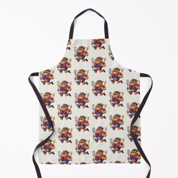Item preview, AFL Vintage Retro 1990's Melbourne Demons Mascot designed and sold by Luke Foran Sports Art.