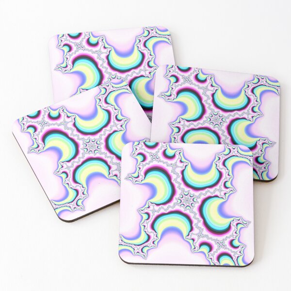 Item preview, Pink Pastel Aesthetic Abstract Fractal Artwork  designed and sold by Memes N Lore .