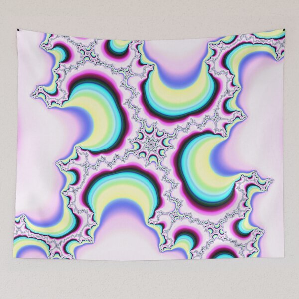 Item preview, Pink Pastel Aesthetic Abstract Fractal Artwork  designed and sold by Memes N Lore .