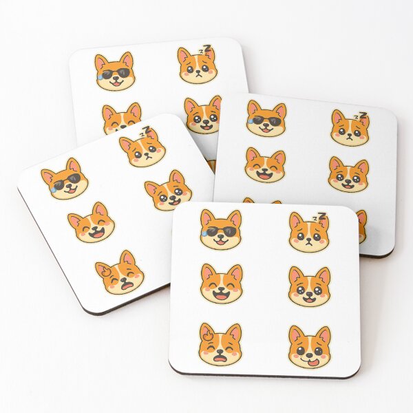 Item preview, Cute Kawaii Corgi Emoji Set 2, Kawaii Corgi designed and sold by graphic-genie.