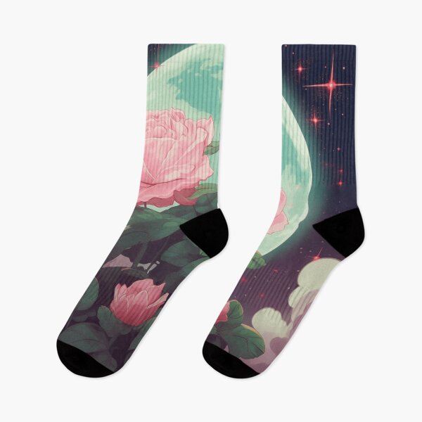 Item preview, Enchanting Pink Roses in the Moonlight designed and sold by SyberGen.