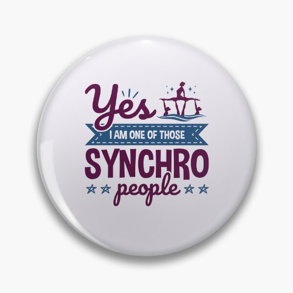 Item preview, Yes I Am One of Those Synchro People Synchronized Artistic Swimming designed and sold by jaygo.